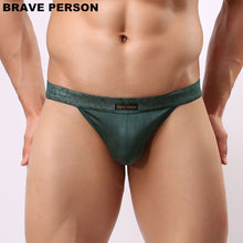 Load image into Gallery viewer, BRAVE PERSON Men Sexy Lace Transparent Personal Briefs Bikini G string Thong Jocks Tanga Underwear Shorts Exotic T back B1138 on Aliexpress.com | Alibaba Group