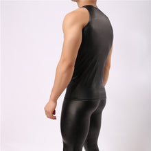 Load image into Gallery viewer, The Beef - Mens Sexy Tank Top Faux Leather