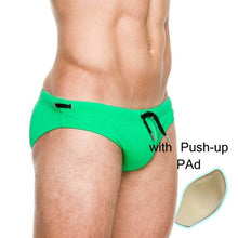 Load image into Gallery viewer, The Gordons - Sexy Gay Swimming Push Up Pad Swim Trunks