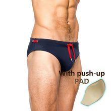 Load image into Gallery viewer, The Gordons - Sexy Gay Swimming Push Up Pad Swim Trunks