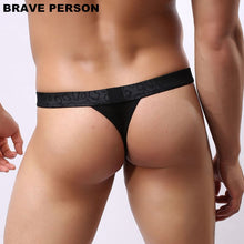 Load image into Gallery viewer, BRAVE PERSON Men Sexy Lace Transparent Personal Briefs Bikini G string Thong Jocks Tanga Underwear Shorts Exotic T back B1138 on Aliexpress.com | Alibaba Group