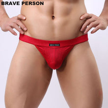 Load image into Gallery viewer, BRAVE PERSON Men Sexy Lace Transparent Personal Briefs Bikini G string Thong Jocks Tanga Underwear Shorts Exotic T back B1138 on Aliexpress.com | Alibaba Group