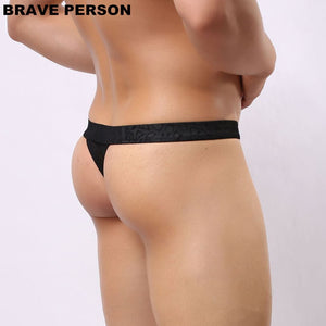 BRAVE PERSON Men Sexy Lace Transparent Personal Briefs Bikini G string Thong Jocks Tanga Underwear Shorts Exotic T back B1138 on Aliexpress.com | Alibaba Group