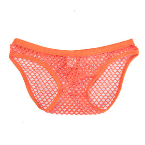 Sexy Mens Gay Briefs Breathable Fishnet