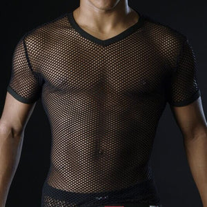 The Visulizer - Mens See Through Top