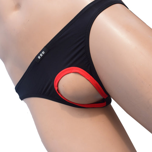 Kinky Gay Briefs Underwear with Open Pouch